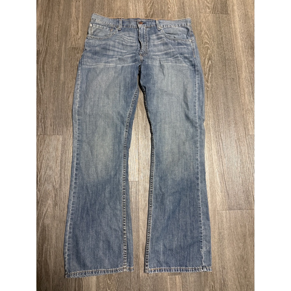 Levis 527 Slim Bootcut Jeans Mens 36x32 Medium Wash Denim Blue 527-0518